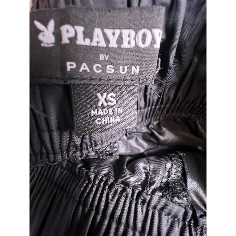 Playboy X Pacsun Pants Women's XS Black Cargo Parachute Belted Lightweight - Picture 5 of 11
